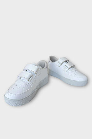 Çocuk Sneaker Spor Ayakkabı BEYAZ - MOR