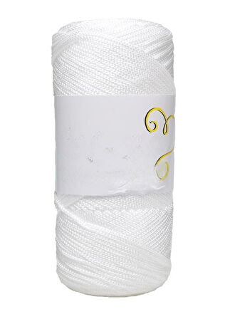 Makrome İpi 3mm Polyester Beyaz