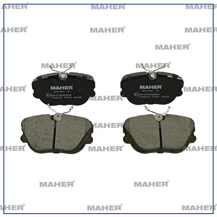 FREN BALATA MERCEDES 1982-1993 W201 190 SERİ ÖN A0004299120