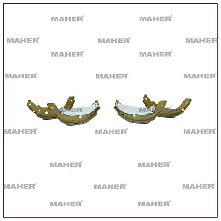FREN BALATA C3 2 2009-2013 / DS3 2009-2015 / 207 2006-2013 / 208 2012 LEVYELİ PABUÇ ARKA 4241N3