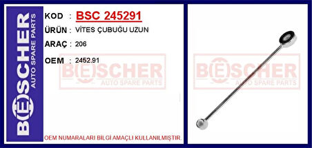 VİTES ÇUBUĞU UZUN 206 2452 91