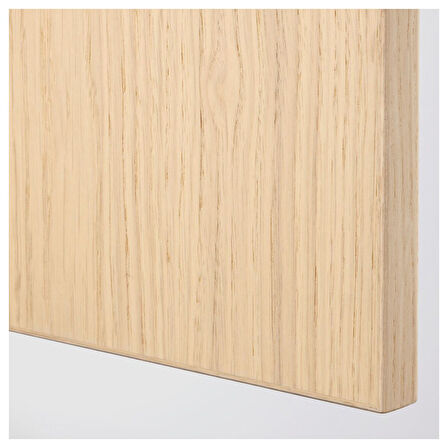 Gardırop kapağı, ağartılmış meşe görünümlü, 50x229 cm