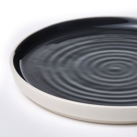 Tatlı Tabağı Seti, Gri, 20 cm, 2 adet