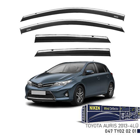 KROMLU CAM RÜZGARLIĞI TOYOTA AURIS 2013- 4LÜ