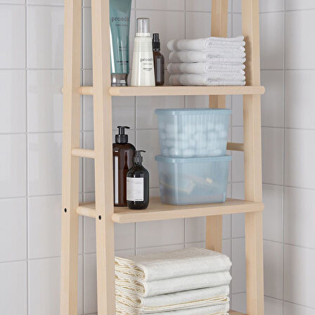 Kapaklı kutu, şeffaf gri-mavi, 12x18x12 cm/1.5 lt