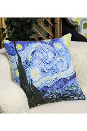 Van Gogh / Yıldızlı Geceler Yastık