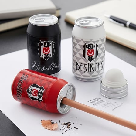 Beşiktaş Lisanslı Kutu İçecek Tasarımlı Hazneli Kalemtıraş – BJK 1903 Taraftar Kırtasiye