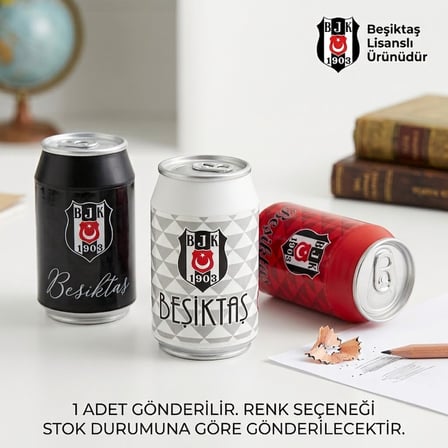 Beşiktaş Lisanslı Kutu İçecek Tasarımlı Hazneli Kalemtıraş – BJK 1903 Taraftar Kırtasiye