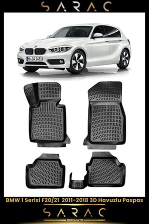 Bmw 1 Serisi F20/21 2019 Model Araca Özel 3d Havuzlu Paspas
