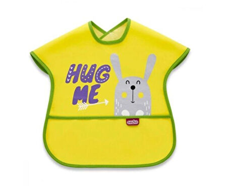 BabyJem Poli Muşamba Büyük Mama Önlüğü 029 Sarı