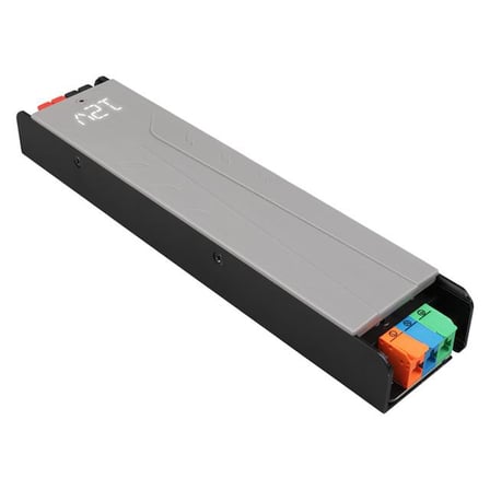 PM-26841 12 Volt 20 Amper 240 Watt Slim Metal Kasa Adaptör 238x51x30mm