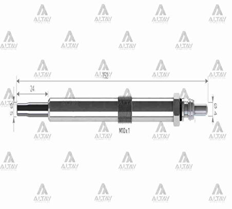 KIZDIRMA BUJİSİ (ISITMA) MASTER / TRAFFIC 2.2 - 2.5 DCI / OPEL MOVANO 2.2 DCI 115. 8200012099 (10 ADET)