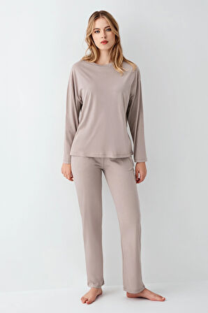 Arnetta 3407-s Kadın Uzun Kol Pijama Takım