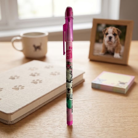 BakGelAl Studio Pets Yumurtlayan Kurşun Kalem – Sevimli Kedi Desenli Çocuk Okul Kırtasiye Kalemi