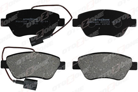 ÖN BALATA NEMO 1.3 HDİ 75 2009BIPPER 1.3 HDİ 75 2010BIPPER TEPEE 1.3 HDİ 2010 FIORINO 1.4 1.3D 2009 ÇİFT FİŞLİ 4254 C8 77365651 77364874