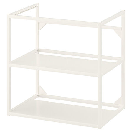 Lavabo alt dolabı iskeleti, beyaz, 60x40x60 cm, açık raf