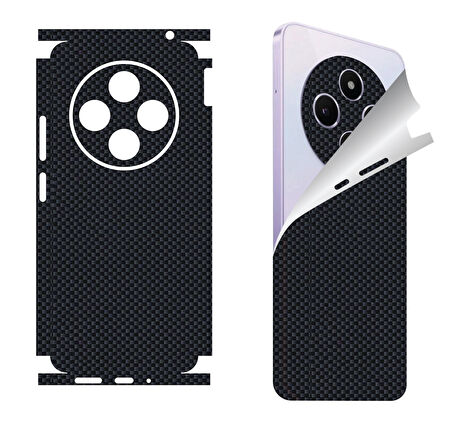 Xiaomi Redmi 14c için uyumlu 360 full arka kaplama koruma sticker KARBONFİBER