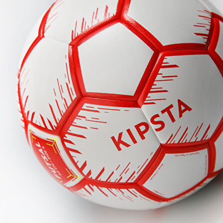 Futsal Topu - 4 Numara - 63 Cm - Kırmızı/Beyaz 100