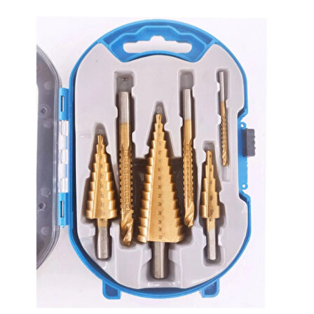 6 Parça Kademeli Matkap Ucu Seti 