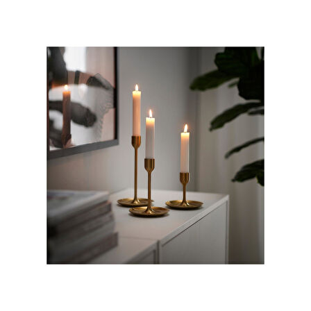 Şamdan, pirinç rengi