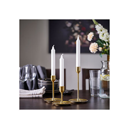 Şamdan, pirinç rengi