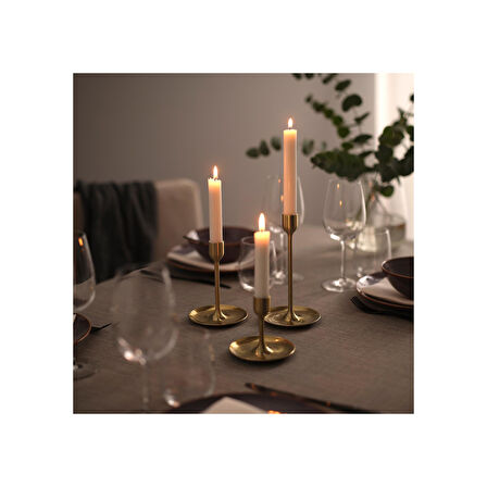 Şamdan, pirinç rengi