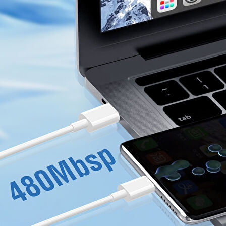 120w 7 Amper ultra hızlı şarj data kablosu Type-c şarj kablosu Tüm telefon tabletler için uyumludur