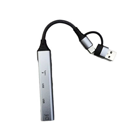 4 Port Ultra Hızlı Usb-type c çevirici dönüştürücü İpad macbook İmac Korumalı flash transfer