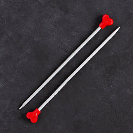 Addi Kalpli 4,5mm 20cm Klasik Alüminyum Örgü Şişi 