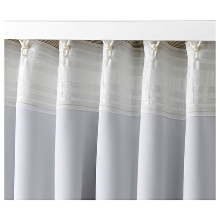 Karartma perde/2 kanat, bej, 145x300 cm, loş ışık, polyester