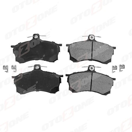 ÖN FREN BALATA MITSUBISHI CARISMA 1.6L 4G92 DA1A 95- AŞINMA IKAZ KONTAĞI MEVCUT - ŞIMLI MR249240 MR407944