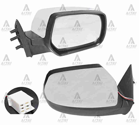 AYNA DIŞ DİKİZ BT-50 2006 ELEKTRİKLİ KROM SAĞ UC35 69120A