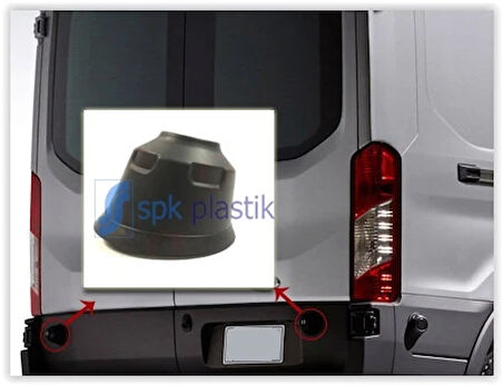 ARKA KAPI DAYAMA PLASTİĞİ SAĞ-SOL TRANSİT 5363 BK315272A56BDN (2 ADET)