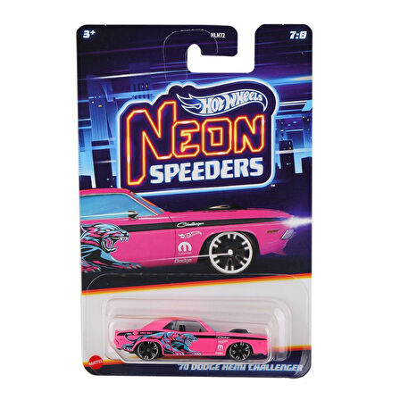 HLH72 Hot Wheels Neon Yarışlar Temalı Arabalar 10 adet koli ile satılır. Koli fiyatıdır.