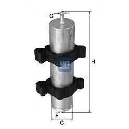 Bmw Yakıt Filtresi Bmw M47 M57 E46 01>05 - Ufı 31.824.00