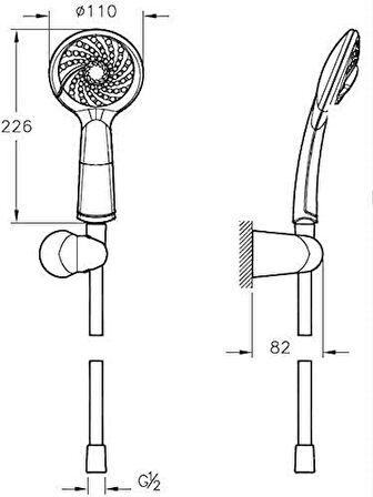 Artema Samba 3f El Duşu Takımı