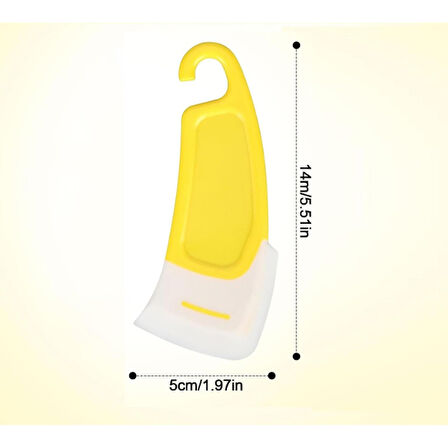Silikon Uçlu Bulaşık Temizleme Kazıyıcı Spatula 