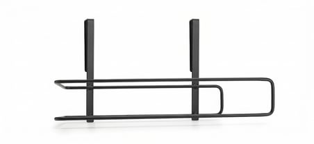 Kurohi Mat Siyah Dolap Kapağı Askılı Kağıt Havluluk Organizer Havlu Askısı