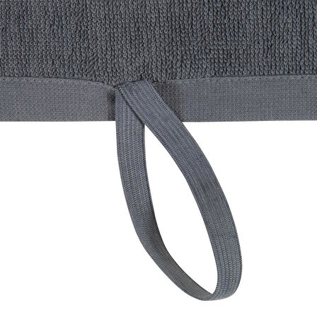 Pamuklu Spor Havlusu - Gri - 90x50 Cm