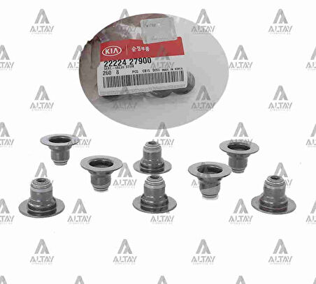 SUPAP LASTİĞİ ACCENT 2003-2006 1.5 / GETZ 2003-2006 / D3EA DİZEL 125 22224 27900 (8 ADET)