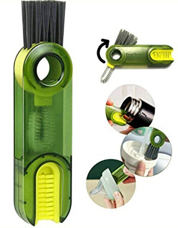  3 Fonksiyonlu Çok Amaçlı Temizleme Fırçası