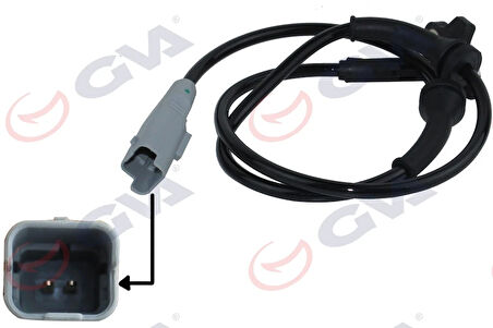 ABS DEVİR SENSÖRÜ ÖN PEUGEOT PARTNER 2008 CITROEN BERLINGO 2008 C4 PICASSO 2009-2013 9813759680 4545 E7