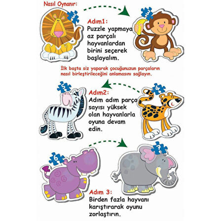 1703 BABY PUZZLE BENİM İLK HAYVANLAR PUZZLEM