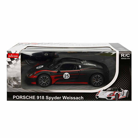 70710 1:14 Uzaktan Kumandalı Porsche 918 Spyder Weissach Işıklı Araba 32 cm