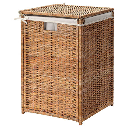Çamaşır sepeti, rattan, 80 lt