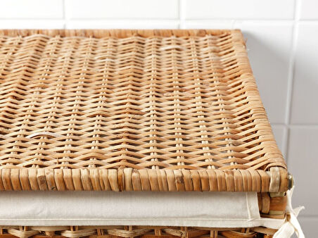 Çamaşır sepeti, rattan, 80 lt