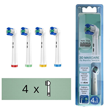 3D Maxcare - 3 Boyutlu Temizlik Yedek Diş Fırçası Başlığı