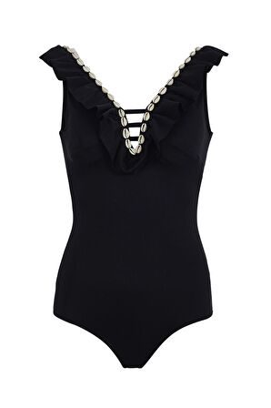 Volanlı Deniz Kabuklu Mayo