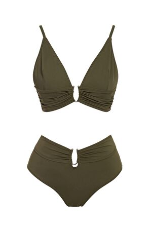 Üçgen Drapeli Bikini Takım SLR 419