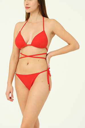 Brezilya Kaplı Yarım Destekli Bikini Takım 